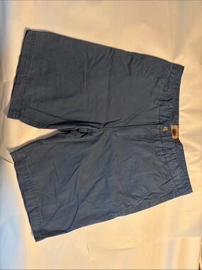 Boston Traders Men's Blue Flat Front Cotton Shorts